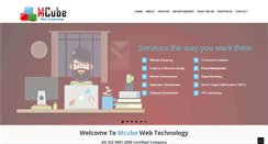 Desktop Screenshot of mcubewebtechnology.com